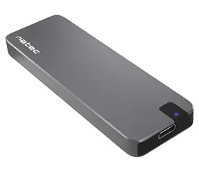 Natec Rhino šedá / Externí box pro M.2 NVMe SSD / USB-C 3.1 Gen 2 / Hliník / do 2 TB