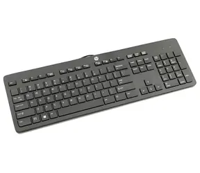 HP Slim USB černá / Drátová klávesnice / USB / DK