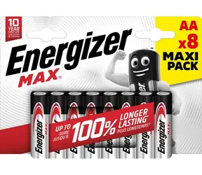 Energizer MAX AA 1.5V alkalické / 8ks / LR6