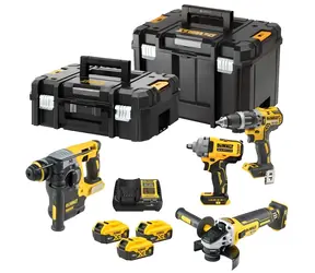 DeWalt DCK428P3T / Sada Aku nářadí: DCD796 + DCH273 + DCG405 + DCF894 / 3x 18V 5.0Ah