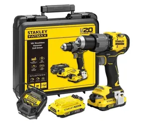 Stanley FatMax SFMCD726D2K / Aku vrtačka/šroubovák / 18V / 2x 2.0Ah / 80 Nm / 2000 ot/min