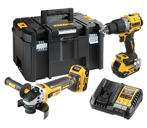 DeWalt DCK2026P2T-QW / Sada aku nářadí: DCD805 + DCG405 / 2x 18V 5,0 Ah