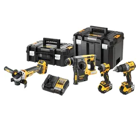 DeWalt DCK429P3T-QW / Sada aku nářadí: DCD805 + DCG405 + DCH273 + DCF850 / 4x 18V / 3x 5,0 Ah