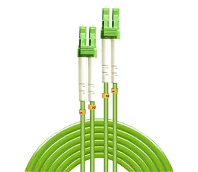 Lindy zelená / Optický patch kabel / LC-LC / OM5 / 50/125 µm / 5 m
