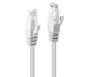 Lindy Cat6 U/UTP bílý 0,5 m