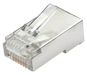 Lindy RJ-45 konektor Cat5e / STP / pozlacené kontakty / 10 ks