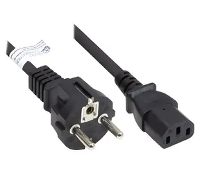 Good Connections černý / Napájecí kabel / Schuko - C13 / 1,5 m
