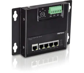 TRENDnet Průmyslový switch 5-port PoE+ / Switch / 5-port Gigabit PoE+ / 200 W / 10 Gbit/s / unmanaged