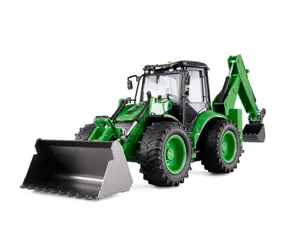 AMEWI RC bagr-nakladač G1401E zelená / 1:14 / RTR / 2.4GHz / světla a zvuk / do 30 min