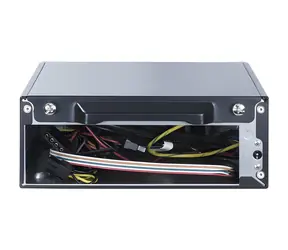 Inter-Tech MW-02 II černá / Skříň / Mini-ITX / externí napájení / čtečka karet SD / USB-C