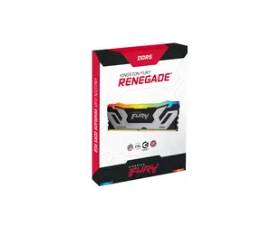 Kingston FURY Renegade RGB Silver 24GB / Paměť RAM / DDR5 8400MHz / CL40 / CUDIMM / XMP 3.0