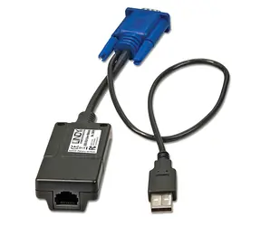 Lindy Computer Access Modul černá, modrá / Modul CPU pro KVM přepínač / CAT-32/-16 / USB / VGA