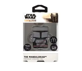 ThumbsUp! The Mandalorian černá, šedá / Nabíjecí kabel / 3v1 / Lightning/Micro-USB/USB-C / 0,6 m