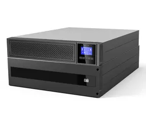 LevelOne VOLTA 6kVA/6000W černá / Záložní zdroj UPS / Online / 8x C13 / LCD
