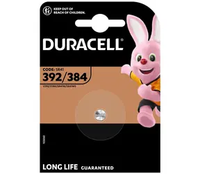 Duracell SR41 392/384 / Knoflíková baterie / Oxid stříbrný / 1,5 V / 1 ks