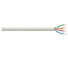 Logilink CAT6 U/UTP šedá / Síťový kabel / 100 m / PVC / Cu vodič