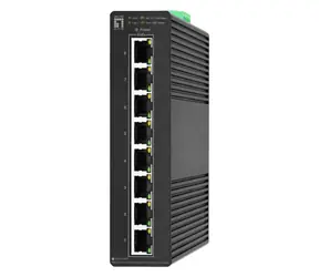 LevelOne IGS-2108P Hilbert / Switch / 8x Gigabit PoE+ / 120 W / L2 Managed / DIN