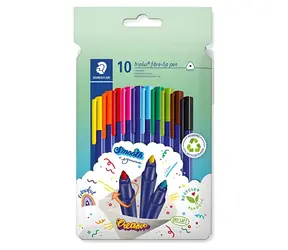 Staedtler Triplus 323 / Fix / 10 barev / vypratelný inkoust