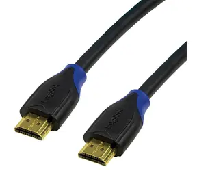 LogiLink HDMI 2.0 černá / HDMI kabel / 4K/60Hz / pozlacené konektory / 2 m