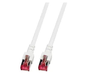 EFB Patchkabel Cat6 bílá / Síťový kabel / S/FTP / RJ-45 / 1 m / LSZH