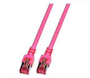 EFB CAT6 S/FTP 1,5m fialová / Patch kabel / RJ45-RJ45 / LSZH / 250 MHz / 5000 Mbit/s