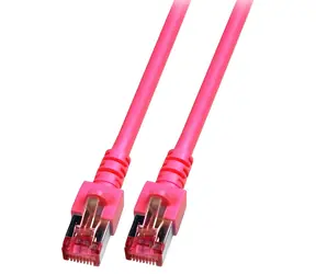 EFB CAT6 S/FTP 30m purpurová / Patch kabel / RJ45-RJ45 / LSZH / 250 MHz