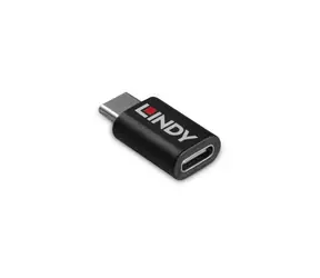 Lindy USB-C - USB-C černá / USB datový blokátor / 100W / USB 3.2