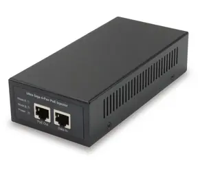 LevelOne POI-5005 černá / PoE injektor / 802.3af/at/bt / 60 W / 2,5 Gbit/s
