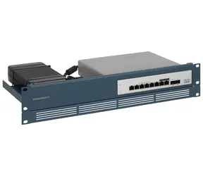 Rackmount.IT RM-CI-T18 modrá / Úchyt na firewall / Meraki MS130-8X, MS130-12X, MS120-8FP / 1.3U-2U