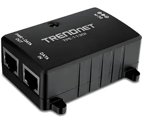 TRENDnet TPE-113GI / Gigabit PoE injektor / 802.3af / 15,4 W / 2x GbE