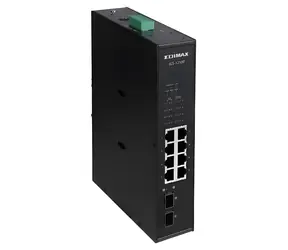 Edimax IGS-1210P / Switch / průmyslový / 8-port PoE GbE / 2x GbE SFP / Unmanaged