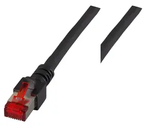 EFB CAT6 S/FTP 1,5m černá / Patch kabel / RJ45-RJ45 / LSZH / 250 MHz / 1000 Mbit/s