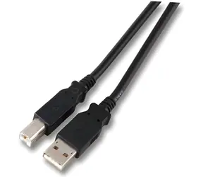 EFB černá / USB kabel / USB-A - USB-B / USB 2.0 / 5 m
