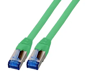EFB S/FTP CAT6A 0,5 m zelená / Patch kabel / RJ45-RJ45 / 10Gbit