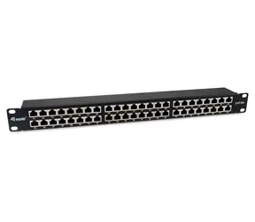 Equip 48 portů / Patch panel / Cat6a / FTP / 1U / 500 MHz