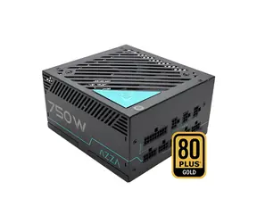 AZZA PSAZ-750G černá / Zdroj / ATX / 750W / 80 Plus Gold / 120mm ARGB