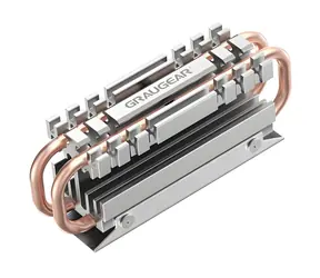 GrauGear G-M2HS06 / Pasivní chladič M.2 SSD / M.2 2280 / hliník, měď / 2 tepelné trubice