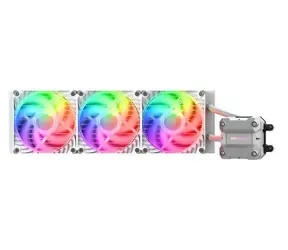 COUGAR Poseidon Ultra 360 bílá / Vodní chladič CPU / 3x 120 mm / ARGB / Intel & AMD