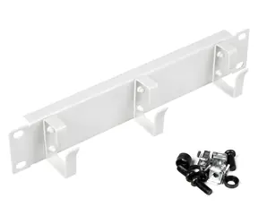 Equip EZMR-10-G bílá / Kabelový kroužek do racku / 10" / 1U / kov