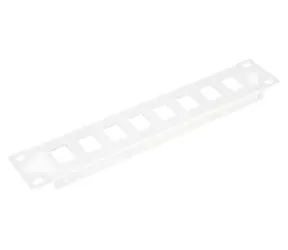 Equip EZKP-10-G šedá / Patch panel / 10" / 1U / pro Keystone RJ45 / kov