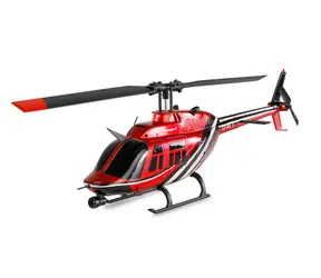Amewi Bell 206 Jet Ranger černá, červená / RC vrtulník / 6 kanálů / RTF / 2.4GHz / 12 min letu