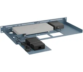 Rackmount.IT RM-CI-T23MC / Montážní rámeček do racku / 1U / pro Meraki GX50, MX67 / modrá
