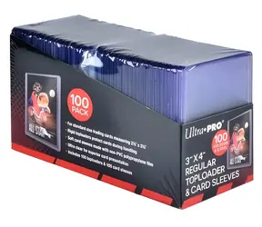 ULTRA PRO Toploader a obal na karty 8x10 cm / 100 ks / transparentní / PP