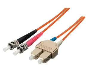 Equip žlutá / Optický patch kabel / SC/ST / Singlemode OS2 / Duplex / 3 m