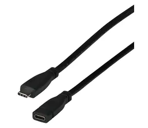 EFB USB-C 3.2 Gen2 / Prodlužovací kabel / M/F / 10 Gbit/s / 0,2 m / černá