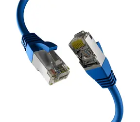 EFB Patchkabel Cat8.1 modrá 15 m / Patch kabel / RJ45-RJ45 / S/FTP / 40 Gbit/s / PoE