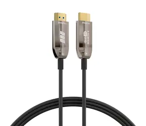 EFB černá / Optický HDMI kabel AOC / aktivní / HDMI 2.1a / 8K 60Hz / 48 Gbit/s / 30 m
