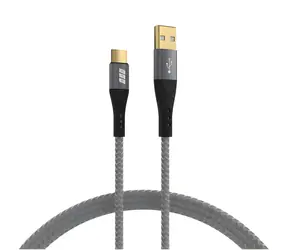 EFB USB-A - USB-C černá, šedá / Nabíjecí kabel / 60 W / 2 m / QC