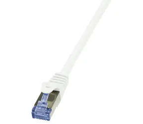 Logilink PrimeLine Cat6a bílá / Patch kabel / S/FTP / 1 m / RJ-45