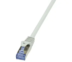Logilink CAT6A šedá / Patch kabel / S/FTP / RJ-45 / 0,25 m
